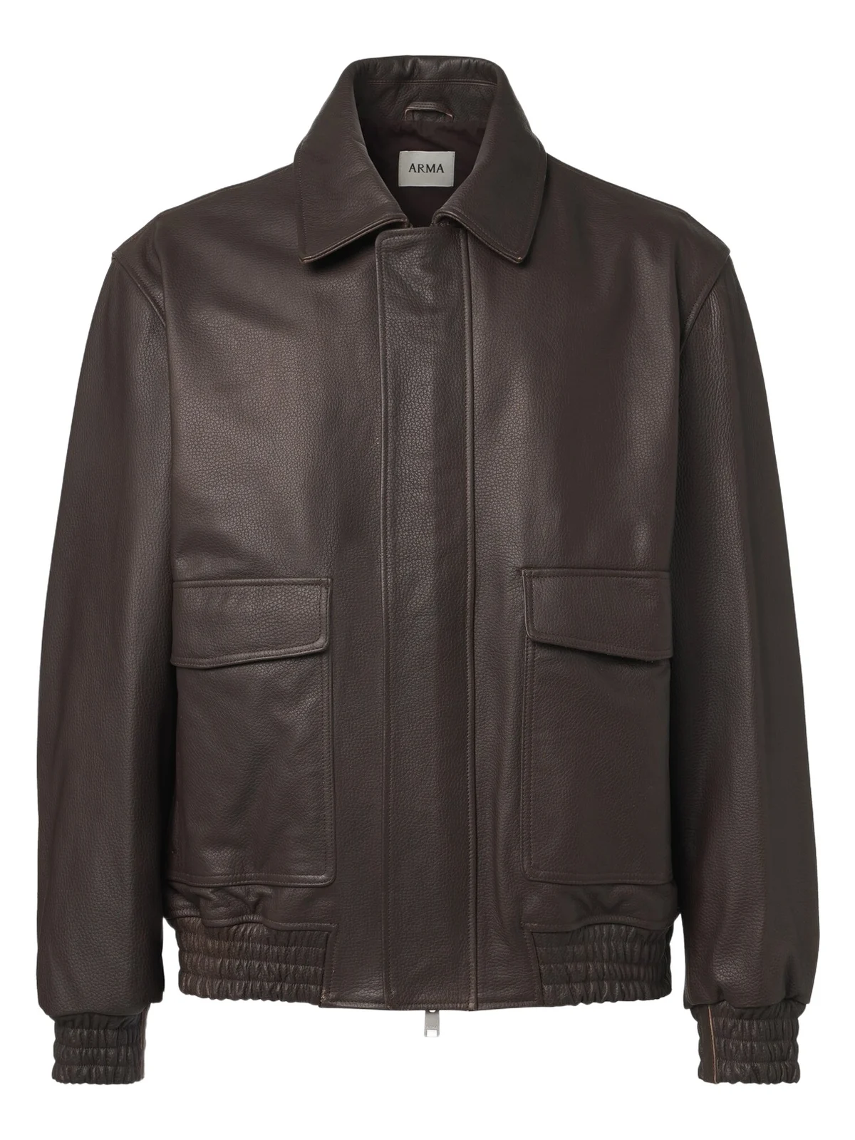 Bari leather blouson jacket