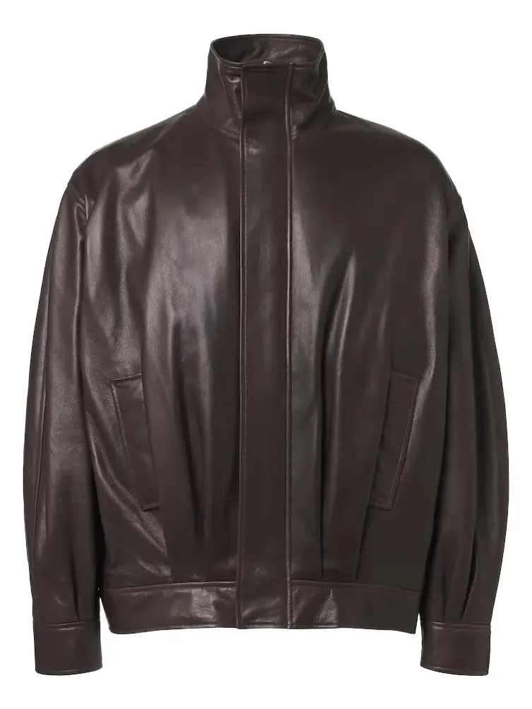 Paulo leather blouson jacket Paulo leather blouson jacket