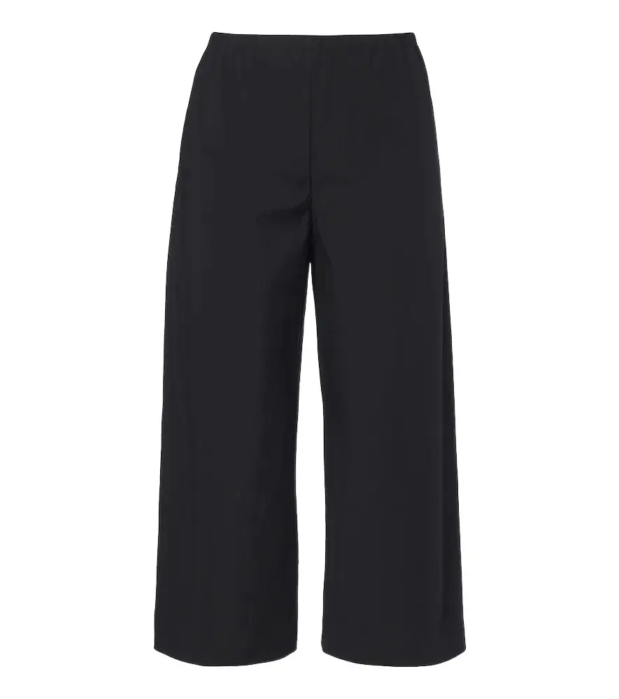 The Row Cosmo cropped wool wide-leg pants | Image 1 The Row Cosmo cropped wool wide-leg pants | Image 1