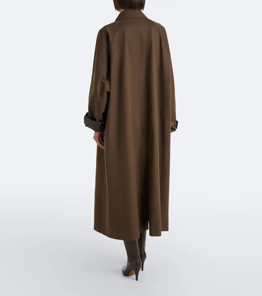 The Row Iza cotton gabardine coat | Thumbnail 3 The Row Iza cotton gabardine coat | Thumbnail 3