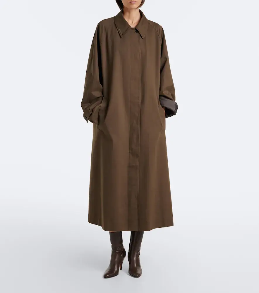 The Row Iza cotton gabardine coat | Thumbnail 4 The Row Iza cotton gabardine coat | Thumbnail 4