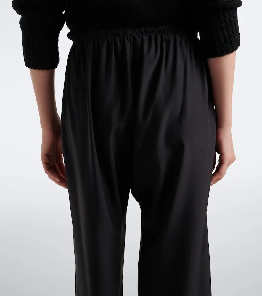 The Row Jaine silk wide-leg pants | Thumbnail 3 The Row Jaine silk wide-leg pants | Thumbnail 3