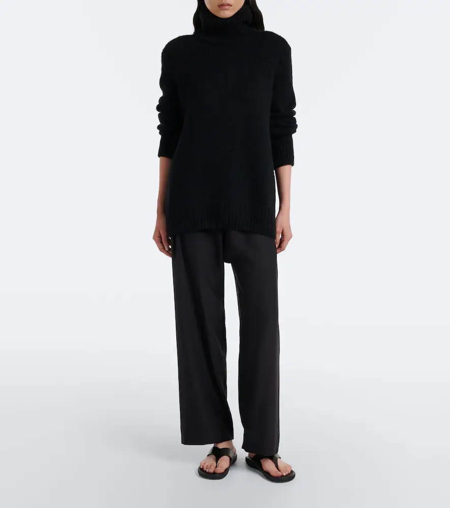 The Row Jaine silk wide-leg pants | Thumbnail 4 The Row Jaine silk wide-leg pants | Thumbnail 4
