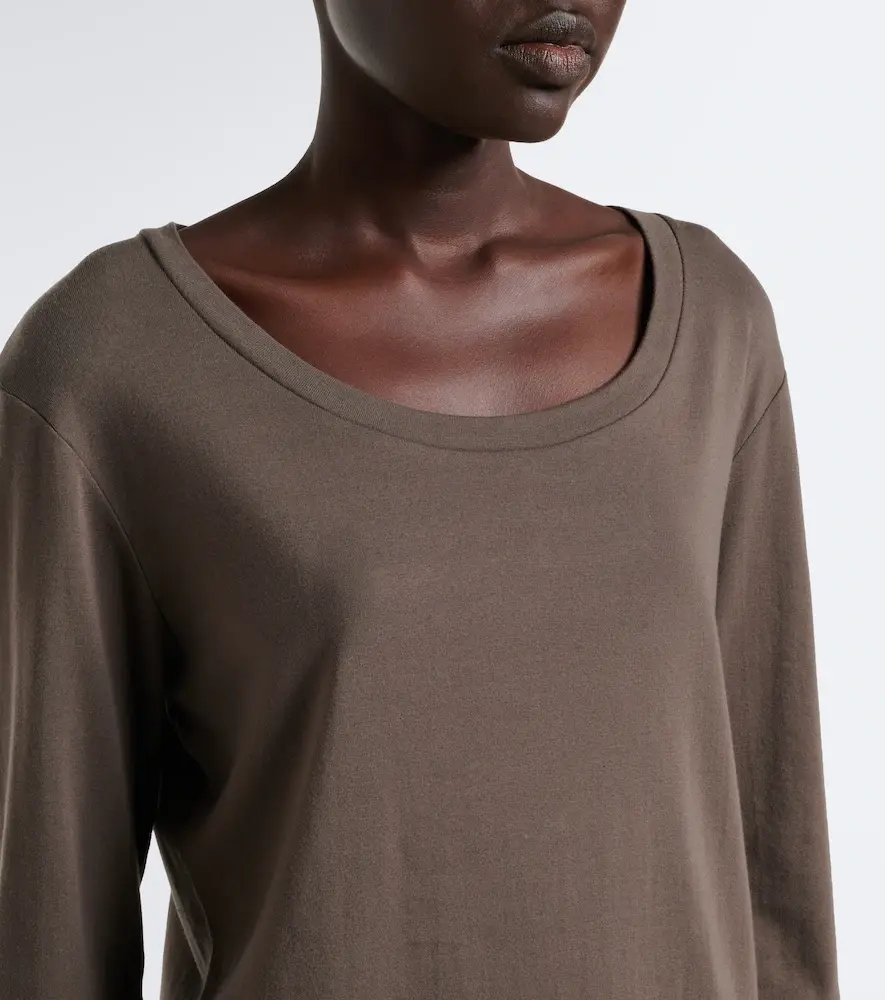 The Row Kalto cotton jersey top | Thumbnail 2