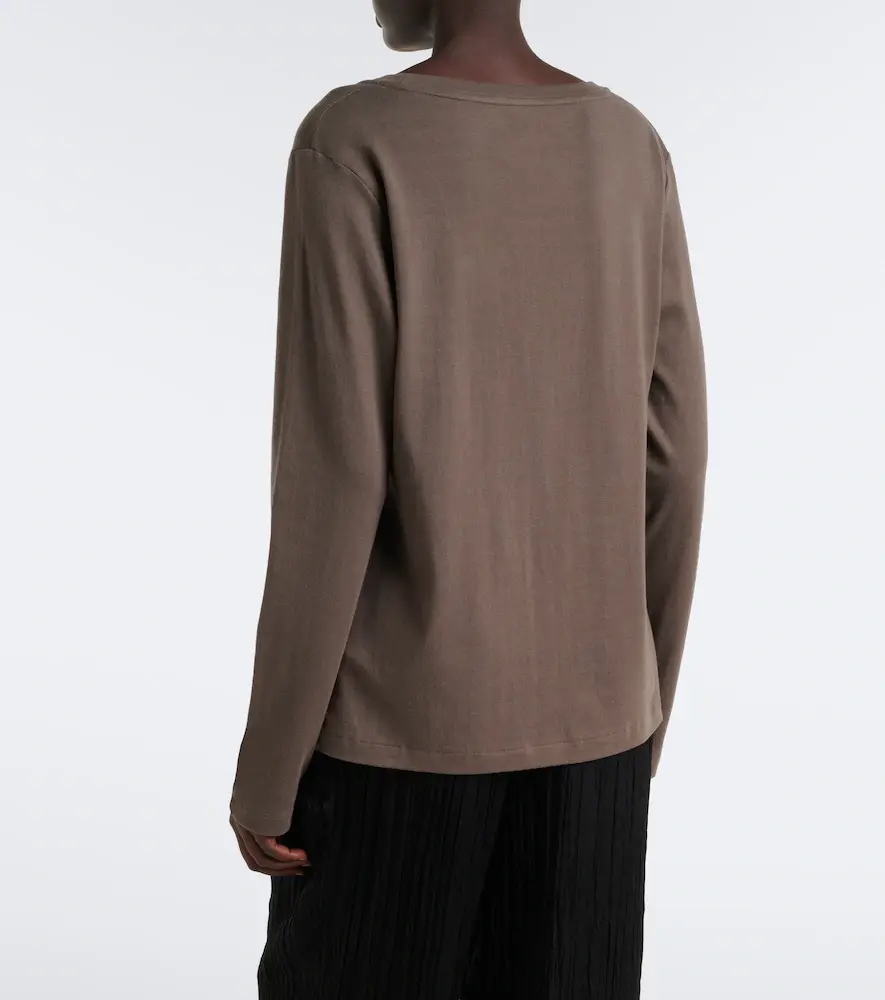 The Row Kalto cotton jersey top | Thumbnail 4