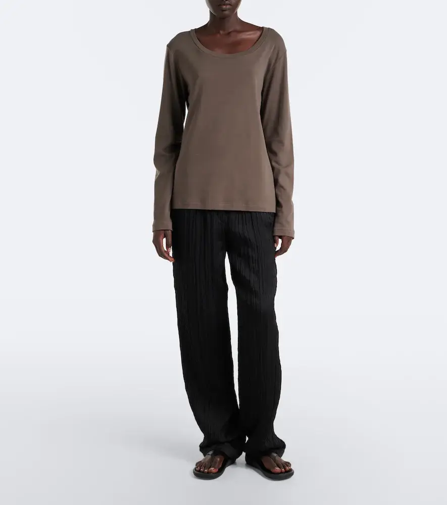 The Row Kalto cotton jersey top | Thumbnail 6