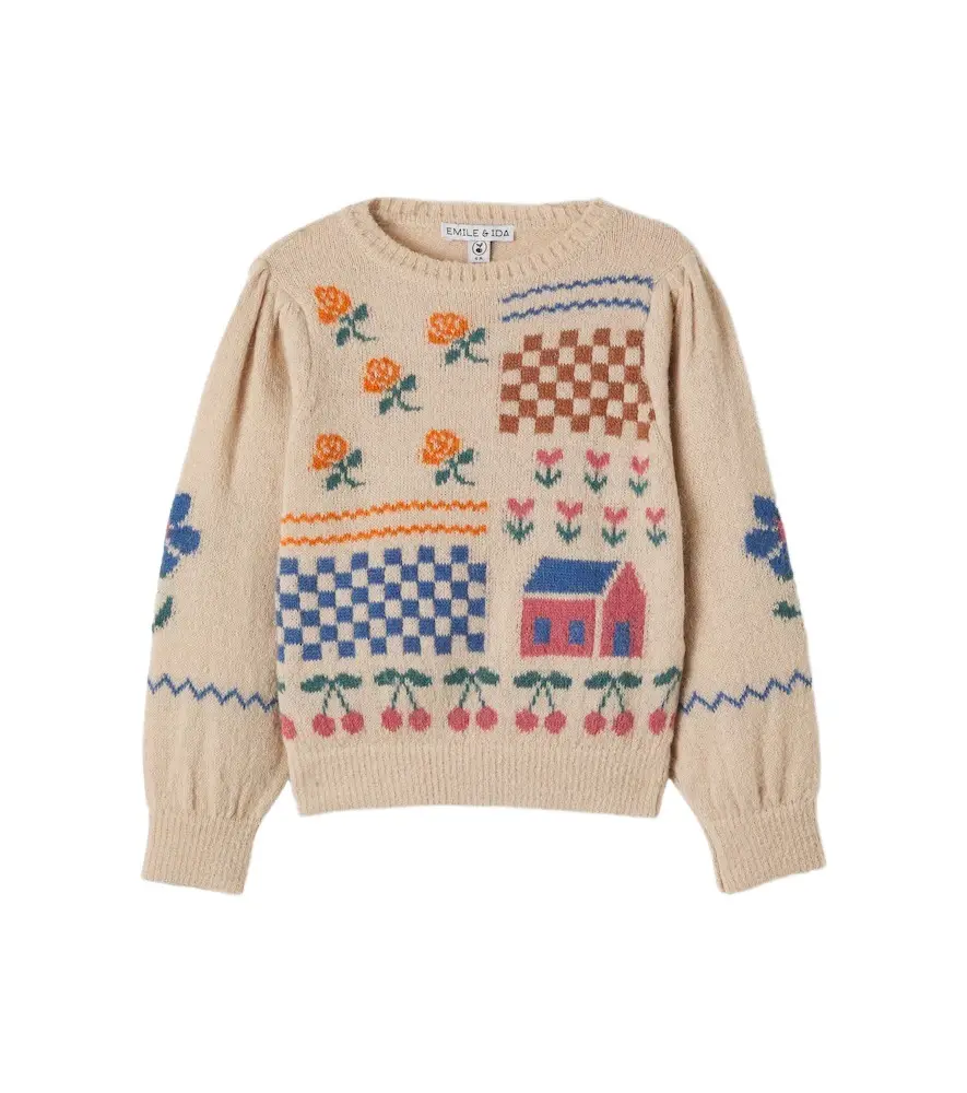 EMILE & IDA Intarsia sweater | Image 1 EMILE & IDA Intarsia sweater | Image 1