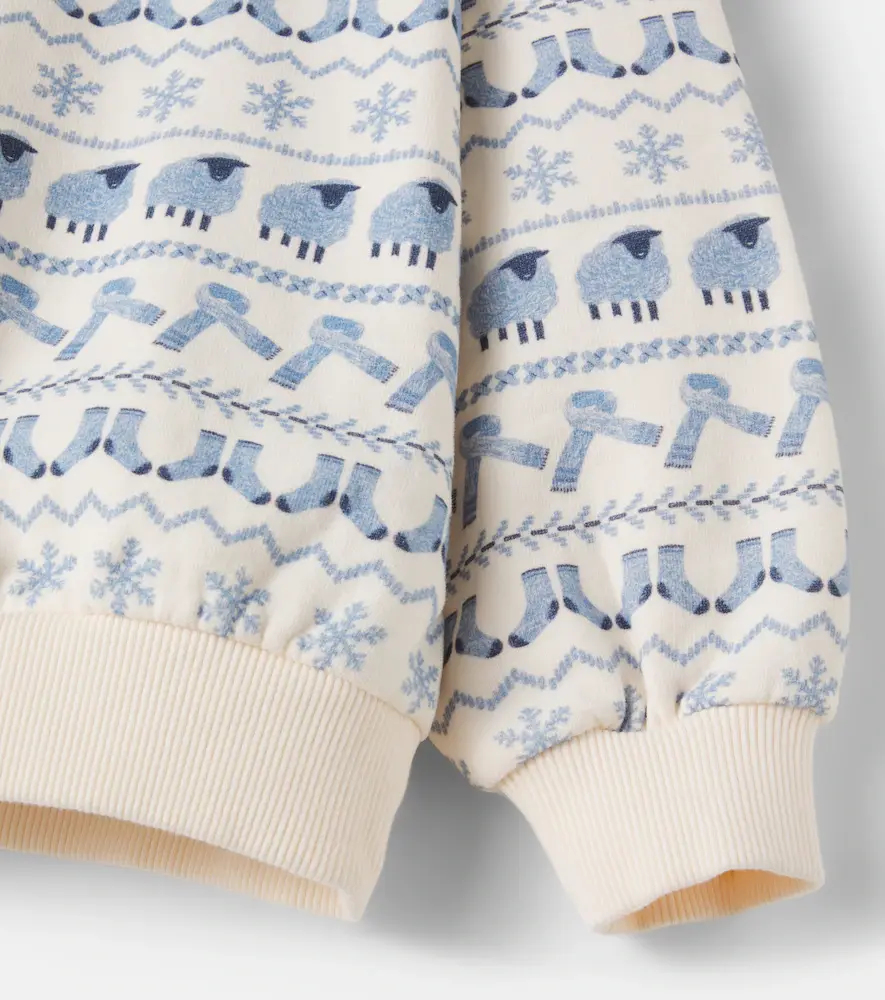 EMILE & IDA Printed cotton fleece sweatshirt | Thumbnail 2 EMILE & IDA Printed cotton fleece sweatshirt | Thumbnail 2