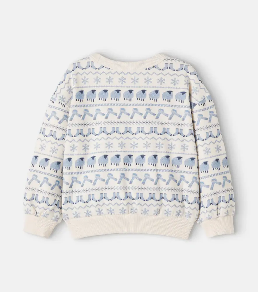 EMILE & IDA Printed cotton fleece sweatshirt | Thumbnail 3 EMILE & IDA Printed cotton fleece sweatshirt | Thumbnail 3