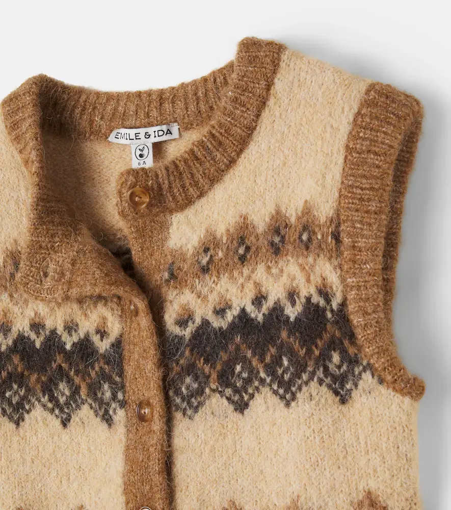 EMILE & IDA Jacquard sweater vest | Thumbnail 2 EMILE & IDA Jacquard sweater vest | Thumbnail 2