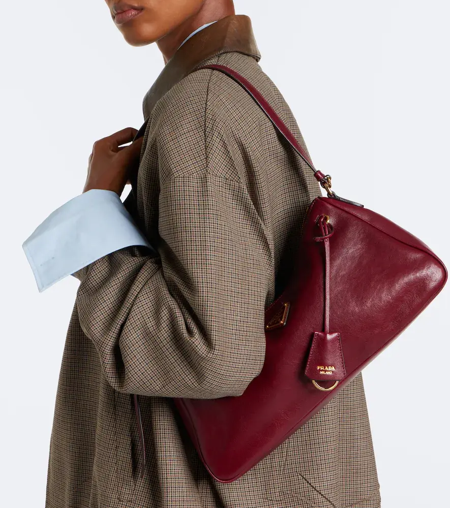 Prada Aimée Large leather shoulder bag | Thumbnail 4