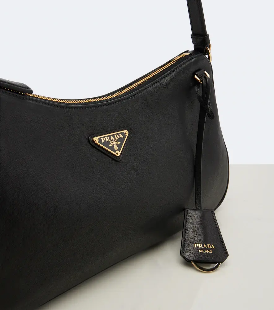 Prada Aimée Large leather shoulder bag | Thumbnail 4