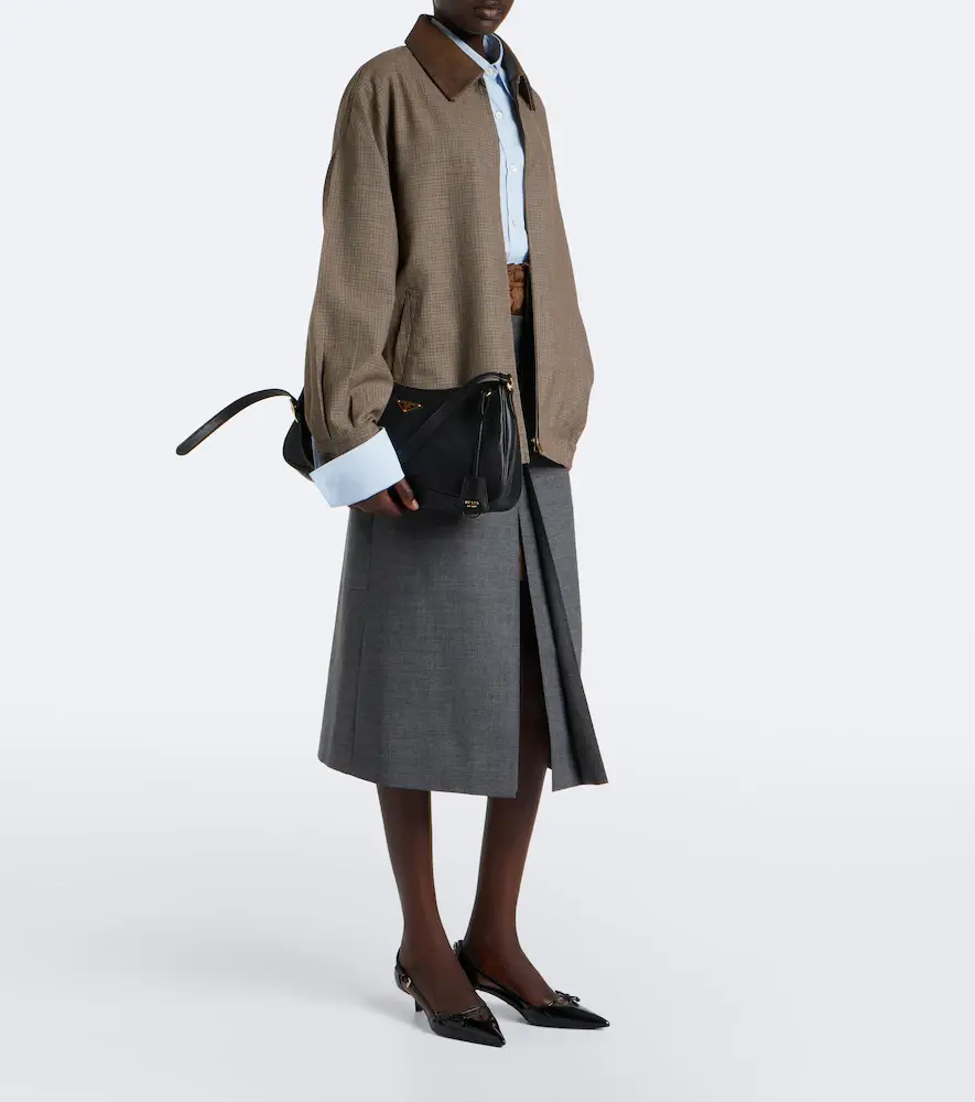 Prada Aimée Large leather shoulder bag | Thumbnail 5