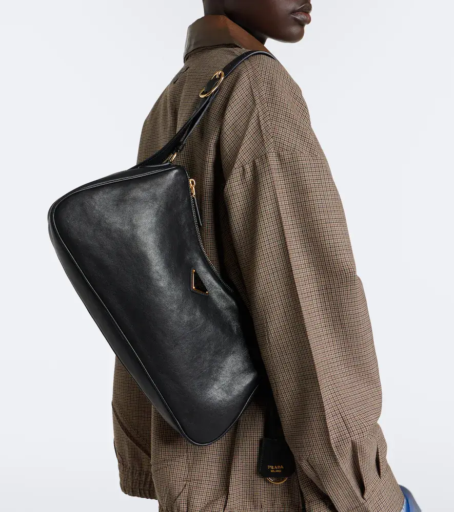 Prada Aimée Large leather shoulder bag | Thumbnail 6