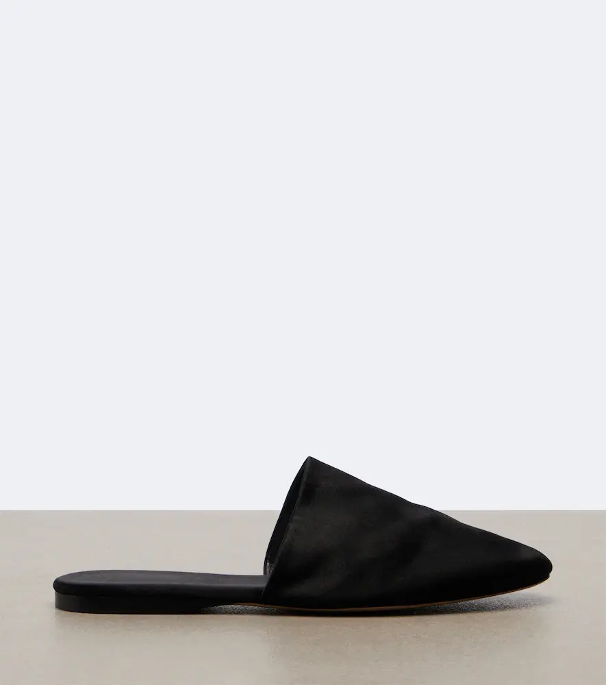 The Row Tilda satin mules | Thumbnail 2