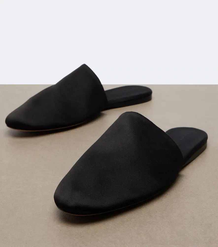 The Row Tilda satin mules | Thumbnail 3