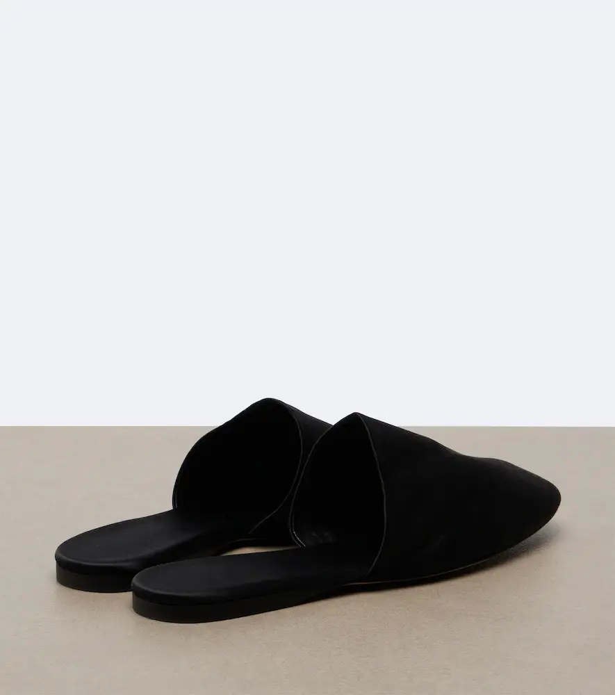 The Row Tilda satin mules | Thumbnail 4