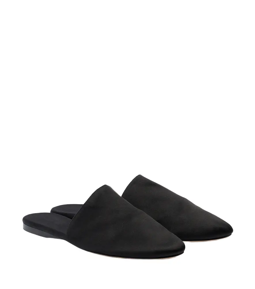The Row Tilda satin mules | Image 1 The Row Tilda satin mules | Image 1