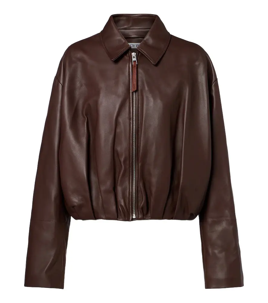 Loewe Draped leather jacket | Image 1 Loewe Draped leather jacket | Image 1