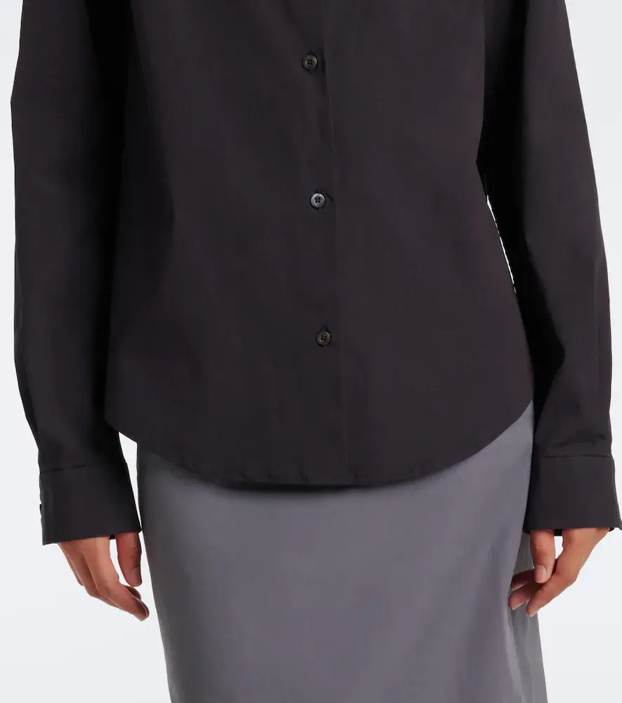 Miu Miu Cotton-blend poplin shirt | Thumbnail 5