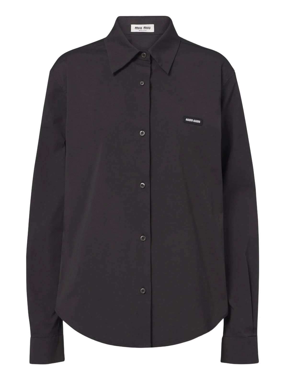 Miu Miu Cotton-blend poplin shirt