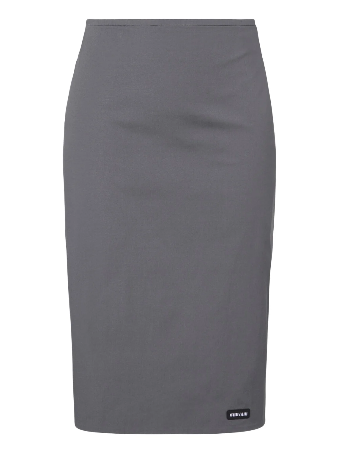 Miu Miu Cotton-blend poplin pencil skirt