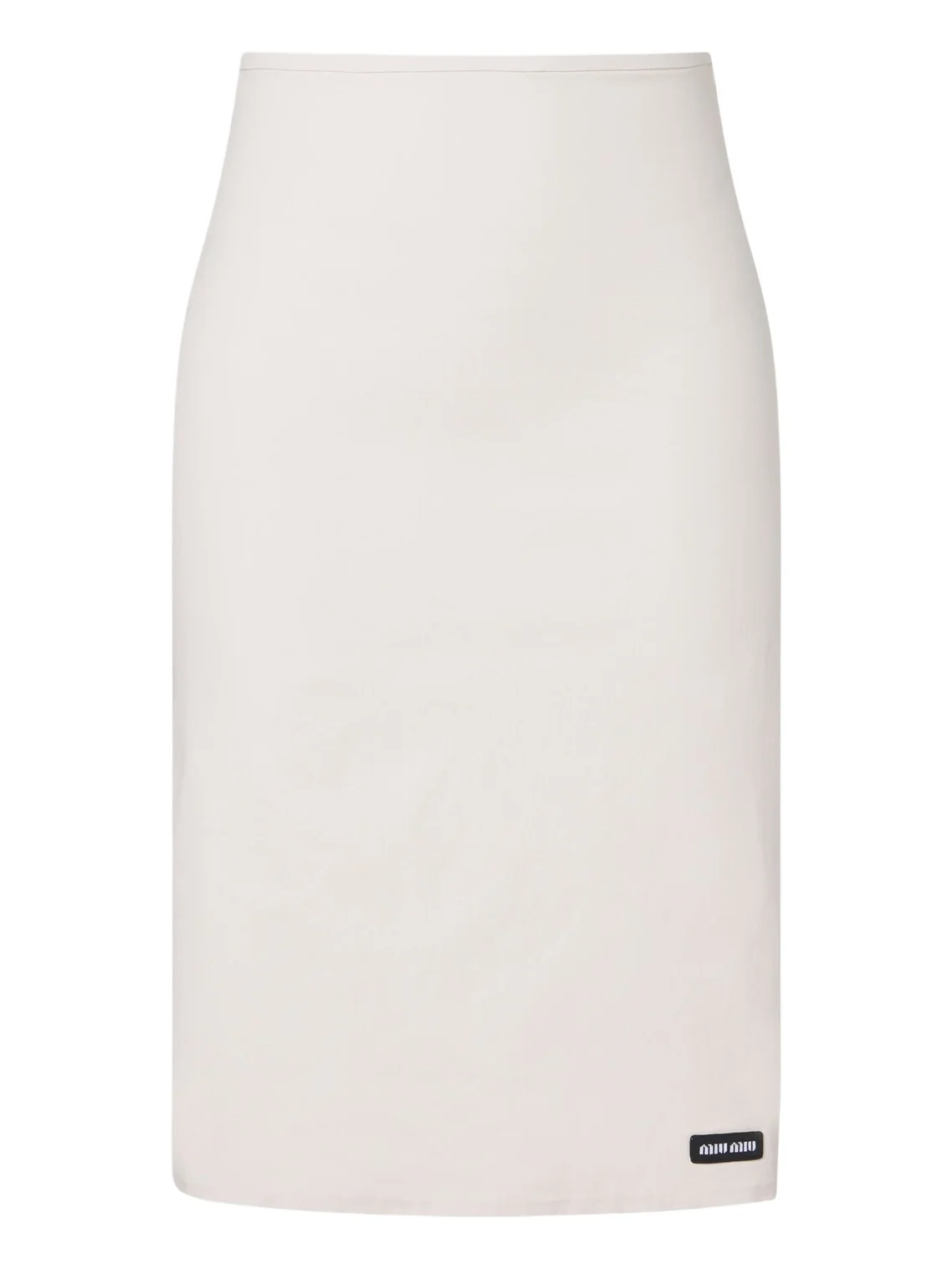 Miu Miu Cotton-blend poplin pencil skirt