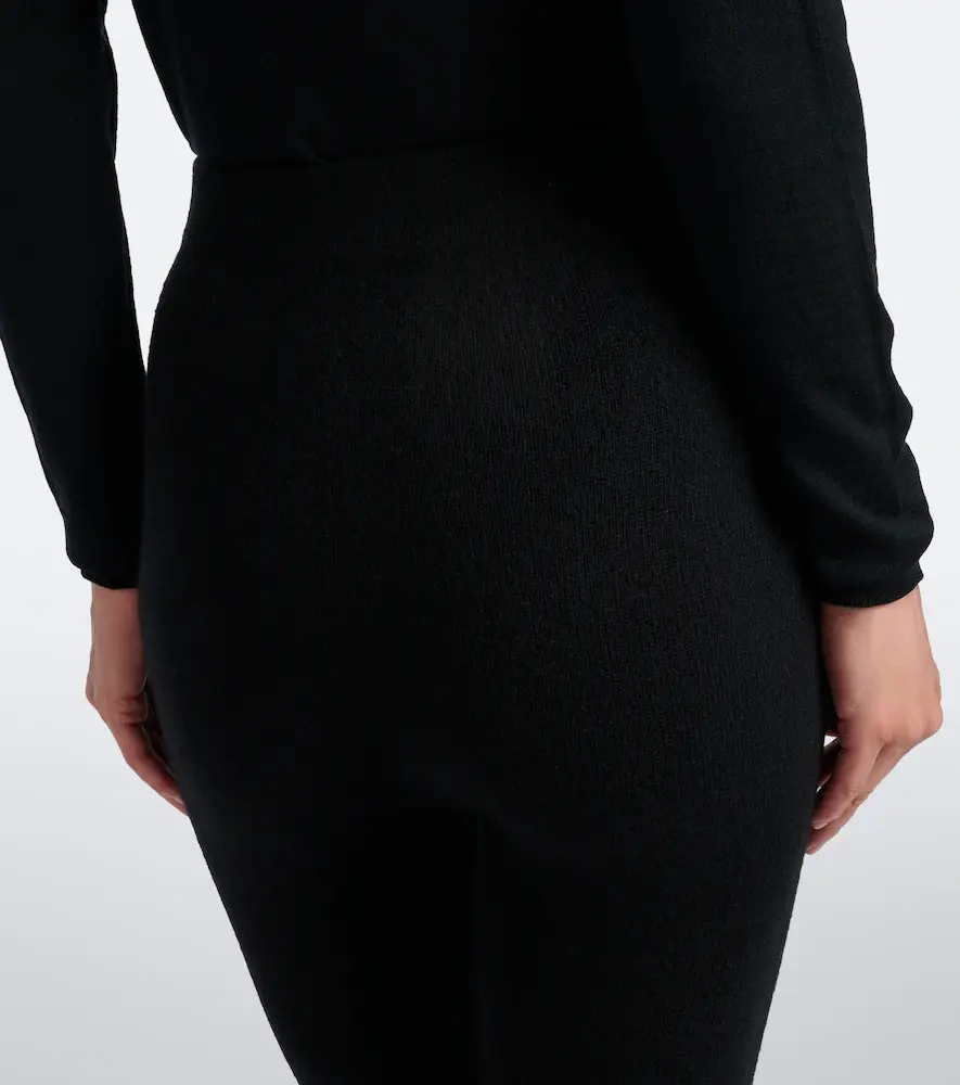 Nour Hammour Whit cashmere and wool tights | Thumbnail 3 Nour Hammour Whit cashmere and wool tights | Thumbnail 3