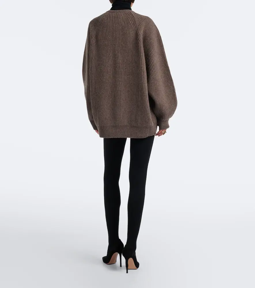 Nour Hammour Whit cashmere and wool tights | Thumbnail 4 Nour Hammour Whit cashmere and wool tights | Thumbnail 4