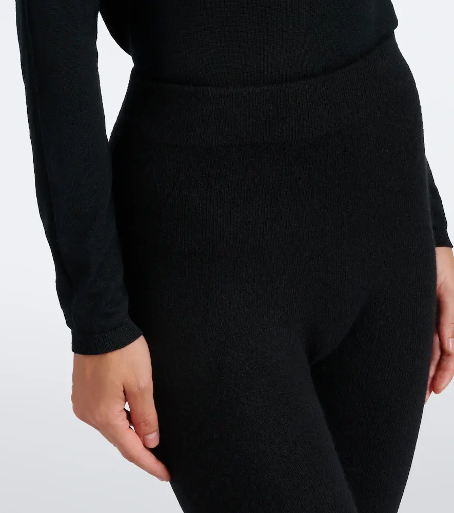 Nour Hammour Whit cashmere and wool tights | Thumbnail 5 Nour Hammour Whit cashmere and wool tights | Thumbnail 5