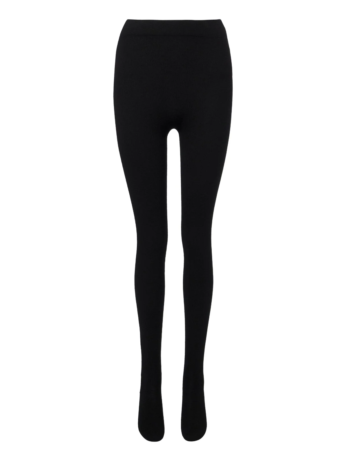 Whit cashmere and wool tights