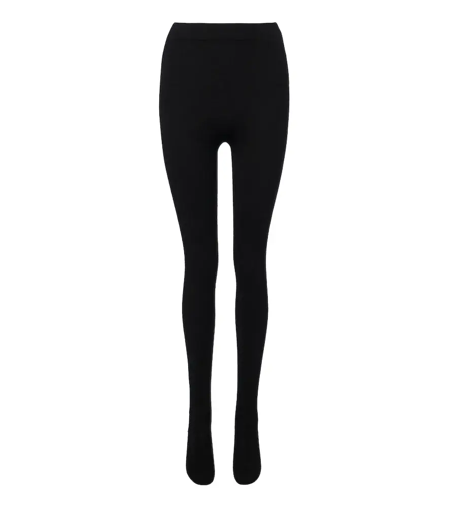 Nour Hammour Whit cashmere and wool tights | Image 1 Nour Hammour Whit cashmere and wool tights | Image 1