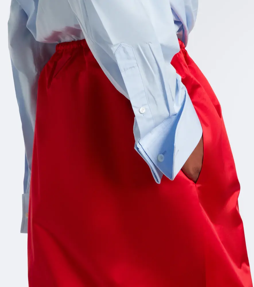 Prada Silk satin midi skirt | Thumbnail 3 Prada Silk satin midi skirt | Thumbnail 3