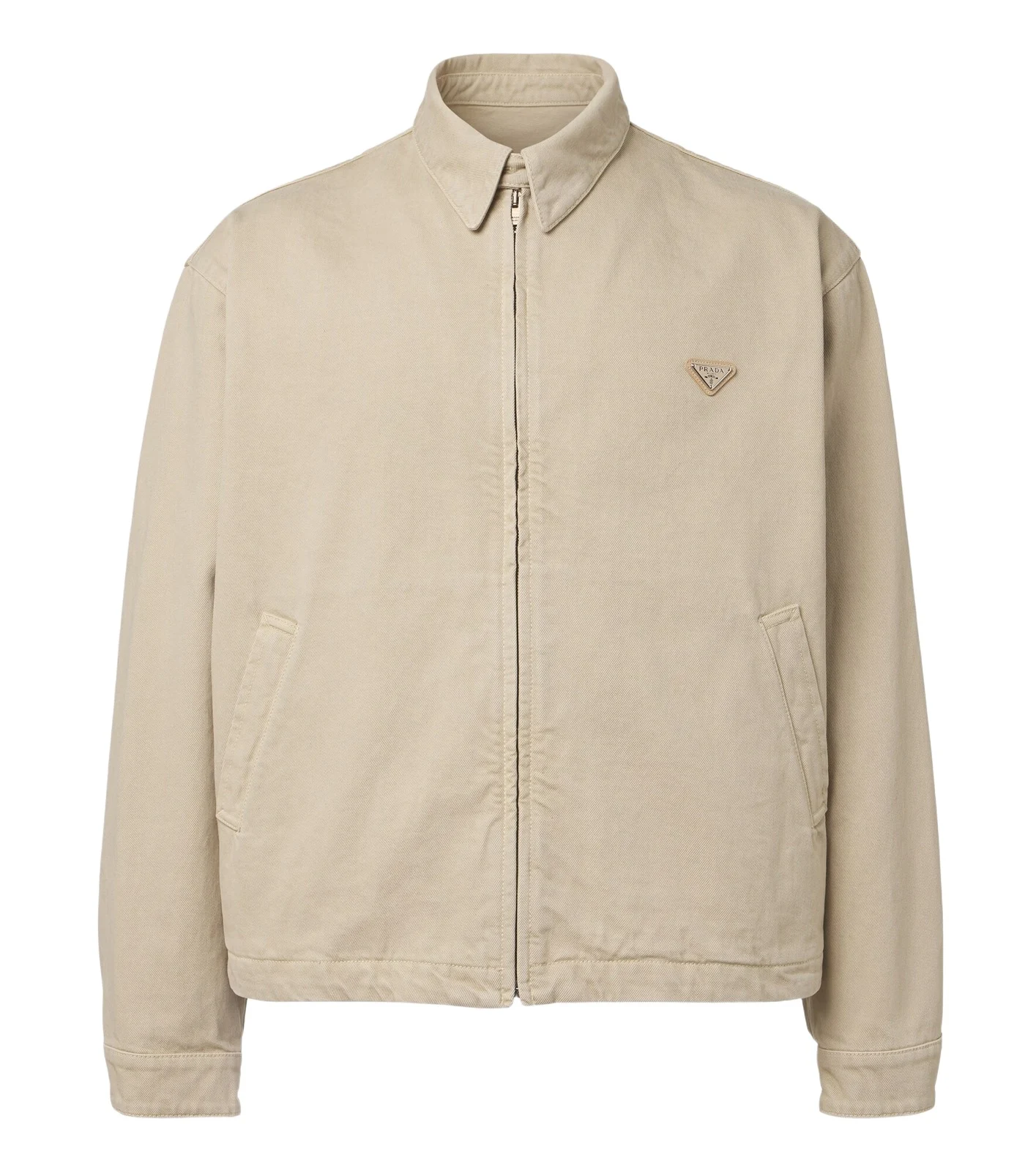 Denim blouson jacket
