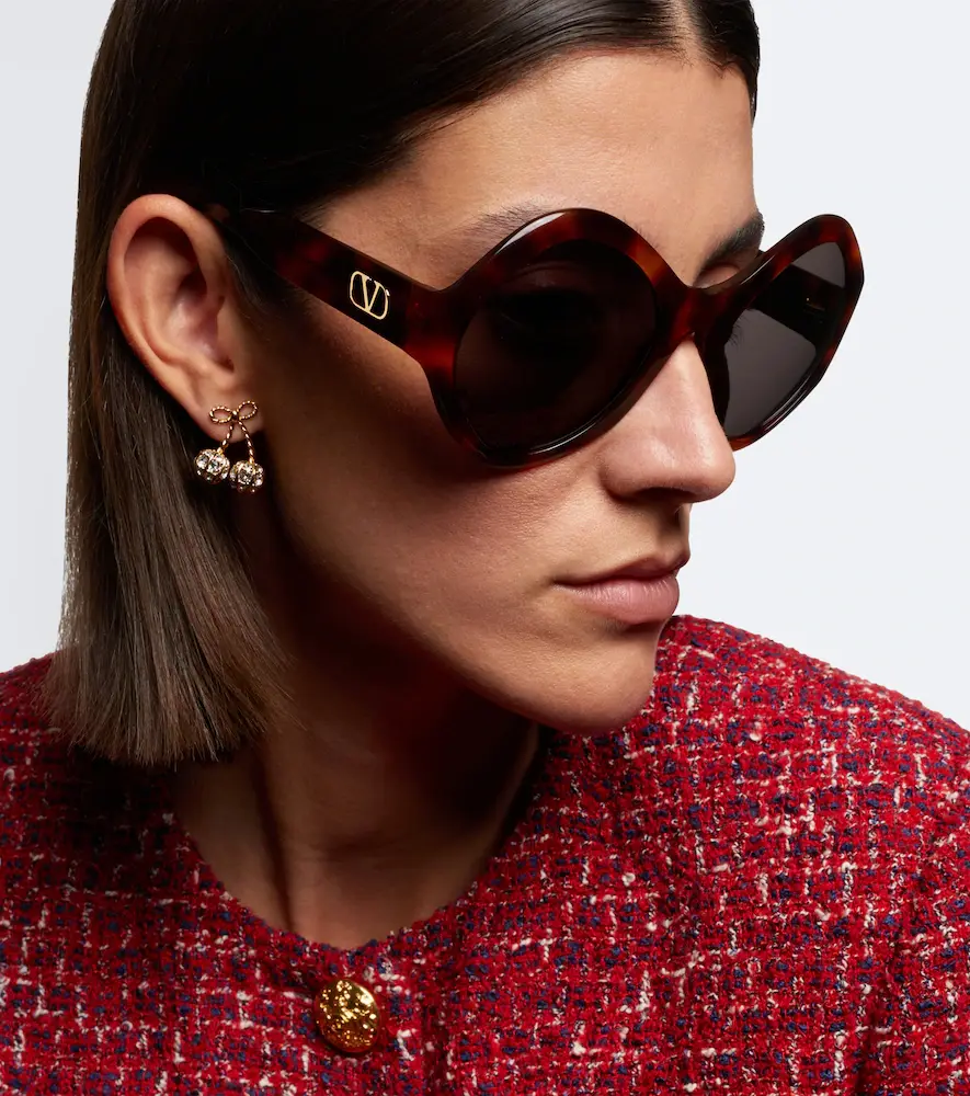 Valentino Garavani L'8 VLogo round sunglasses | Thumbnail 4 Valentino Garavani L'8 VLogo round sunglasses | Thumbnail 4