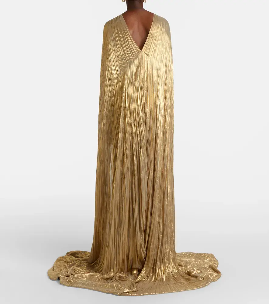 Marmar Halim Pleated caped bustier gown | Thumbnail 7 Marmar Halim Pleated caped bustier gown | Thumbnail 7