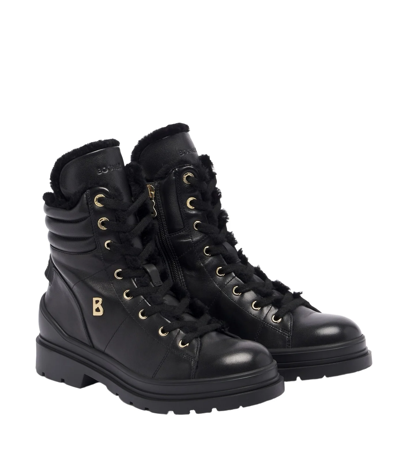 St Moritz S 14 B leather lace-up boots St Moritz S 14 B leather lace-up boots