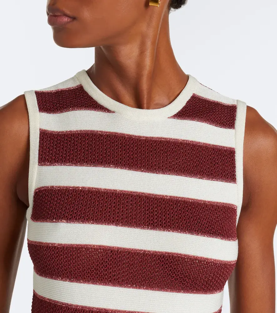 Eres Régulière striped cotton-blend midi dress | Thumbnail 2