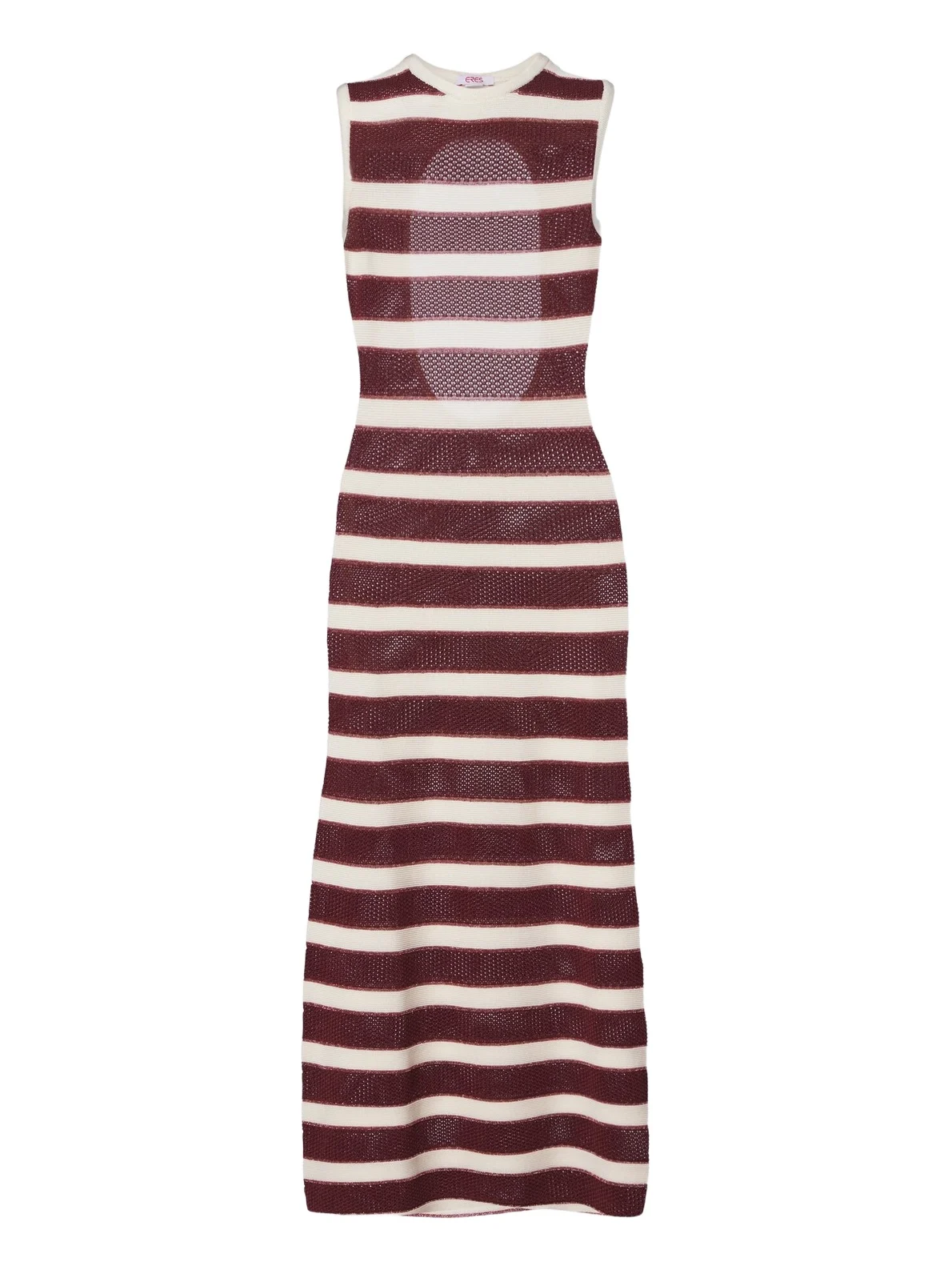 Régulière striped cotton-blend midi dress