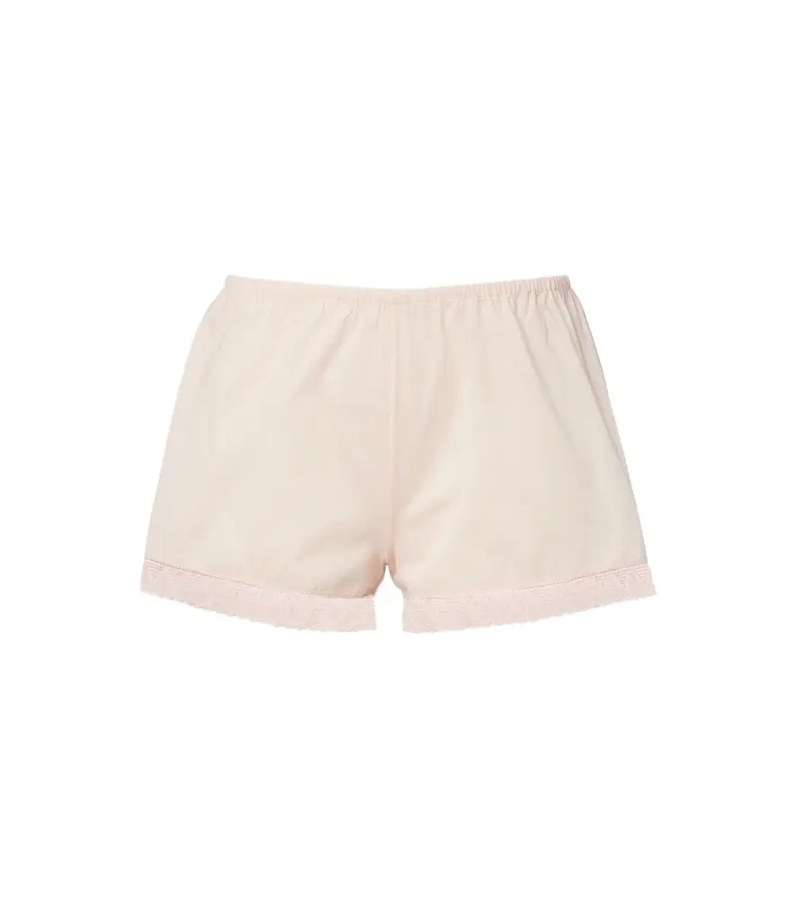 Eres Lightness lace-trimmed cotton shorts | Image 1 Eres Lightness lace-trimmed cotton shorts | Image 1