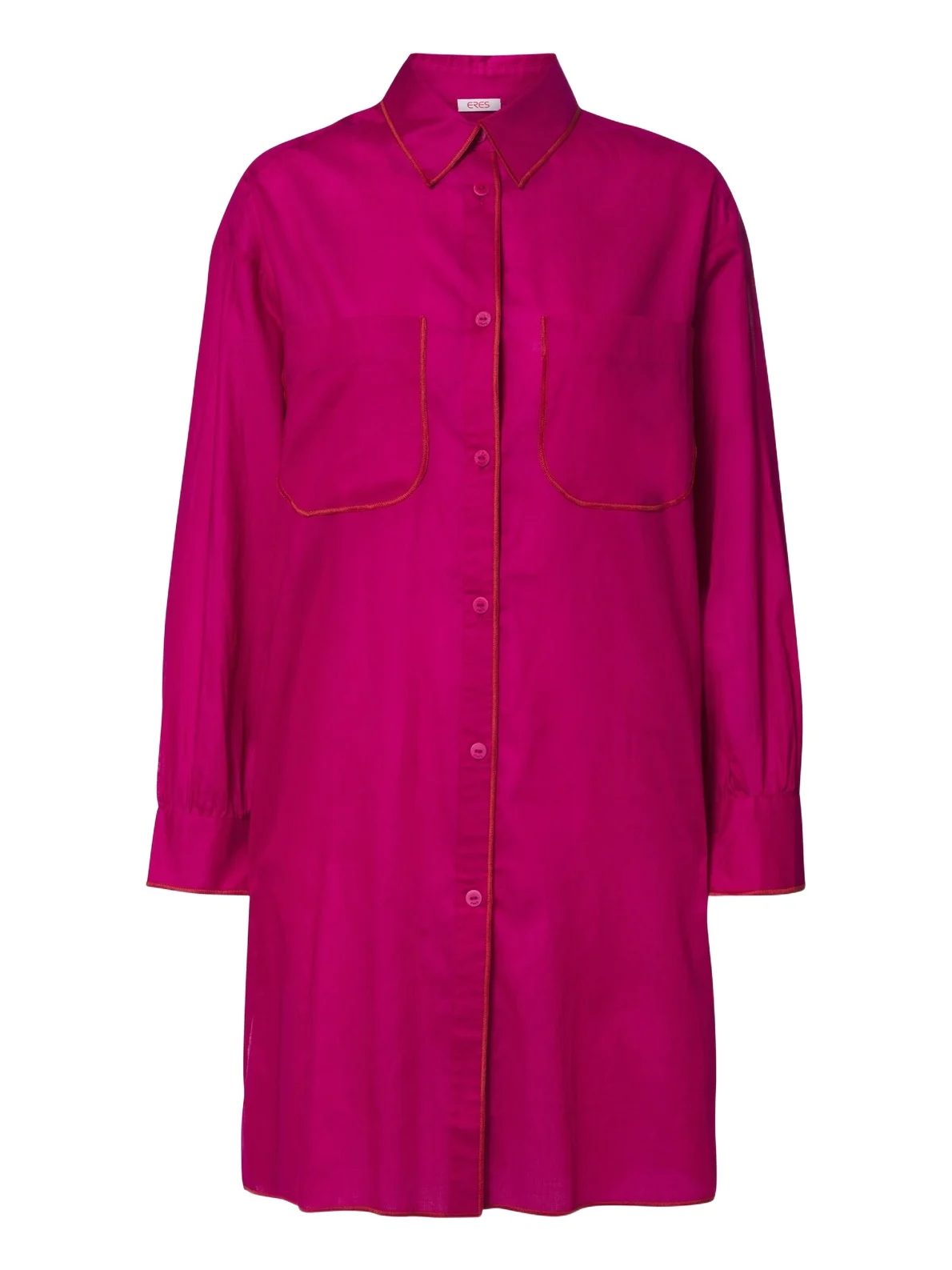 Phare cotton voile shirt dress