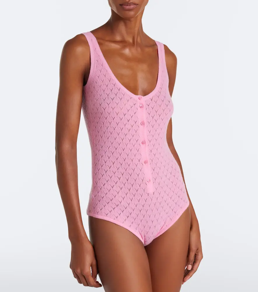Eres Gourmandise pointelle wool-blend bodysuit | Thumbnail 3 Eres Gourmandise pointelle wool-blend bodysuit | Thumbnail 3