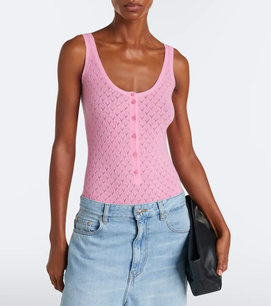 Eres Gourmandise pointelle wool-blend bodysuit | Thumbnail 4 Eres Gourmandise pointelle wool-blend bodysuit | Thumbnail 4