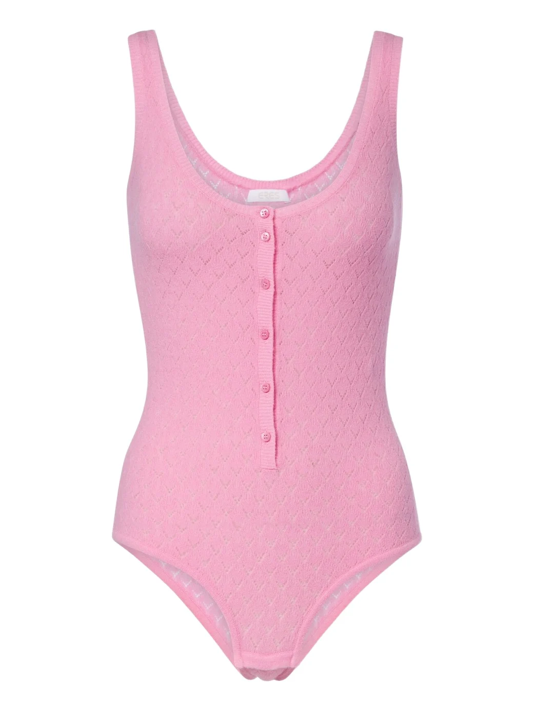 Eres Gourmandise pointelle wool-blend bodysuit