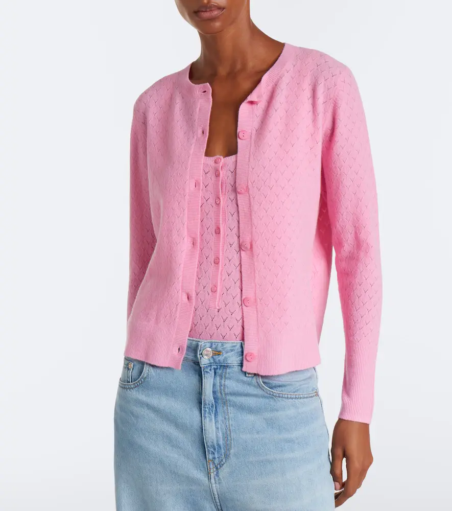 Eres Sucrerie pointelle wool-blend cardigan | Thumbnail 3 Eres Sucrerie pointelle wool-blend cardigan | Thumbnail 3