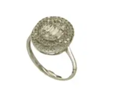 Wish Fine Jewelry 0.856ct Diamond 18K Gold Cluster Ring | Image 1 Wish Fine Jewelry 0.856ct Diamond 18K Gold Cluster Ring | Image 1