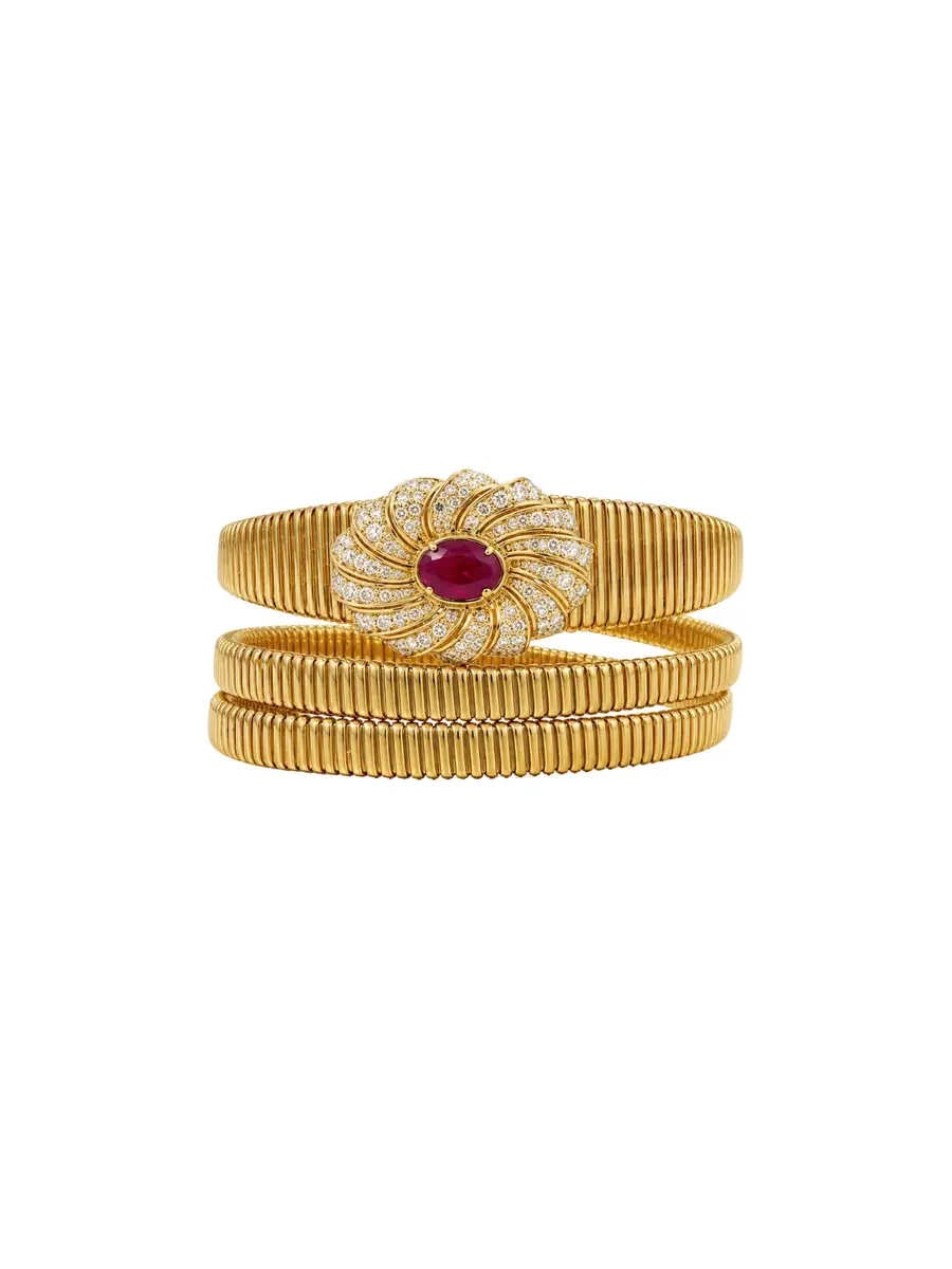 Wish Fine Jewelry 2.53ct Diamond Ruby 18K Gold Italy Bracelet | Image 1 Wish Fine Jewelry 2.53ct Diamond Ruby 18K Gold Italy Bracelet | Image 1