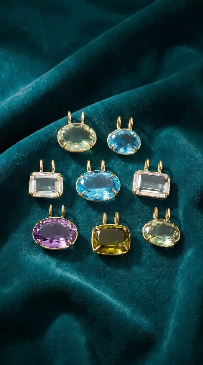 Wish Fine Jewelry 24.22ct Sky Blue Topaz 18K Gold Statement Pendant | Thumbnail 4 Wish Fine Jewelry 24.22ct Sky Blue Topaz 18K Gold Statement Pendant | Thumbnail 4