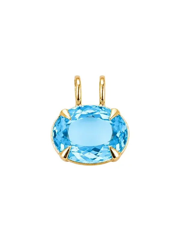 24.22ct Sky Blue Topaz 18K Gold Statement Pendant 24.22ct Sky Blue Topaz 18K Gold Statement Pendant