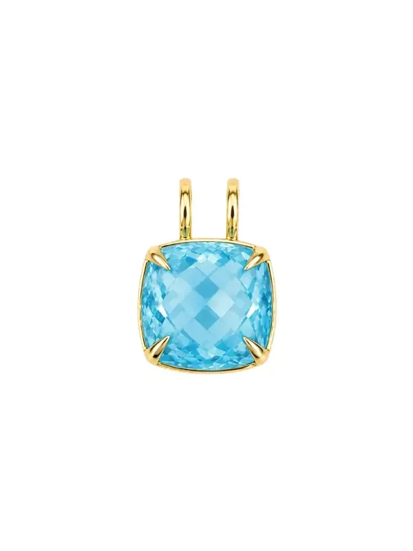27.93ct Sky Blue Topaz 18K Gold Pendant 27.93ct Sky Blue Topaz 18K Gold Pendant